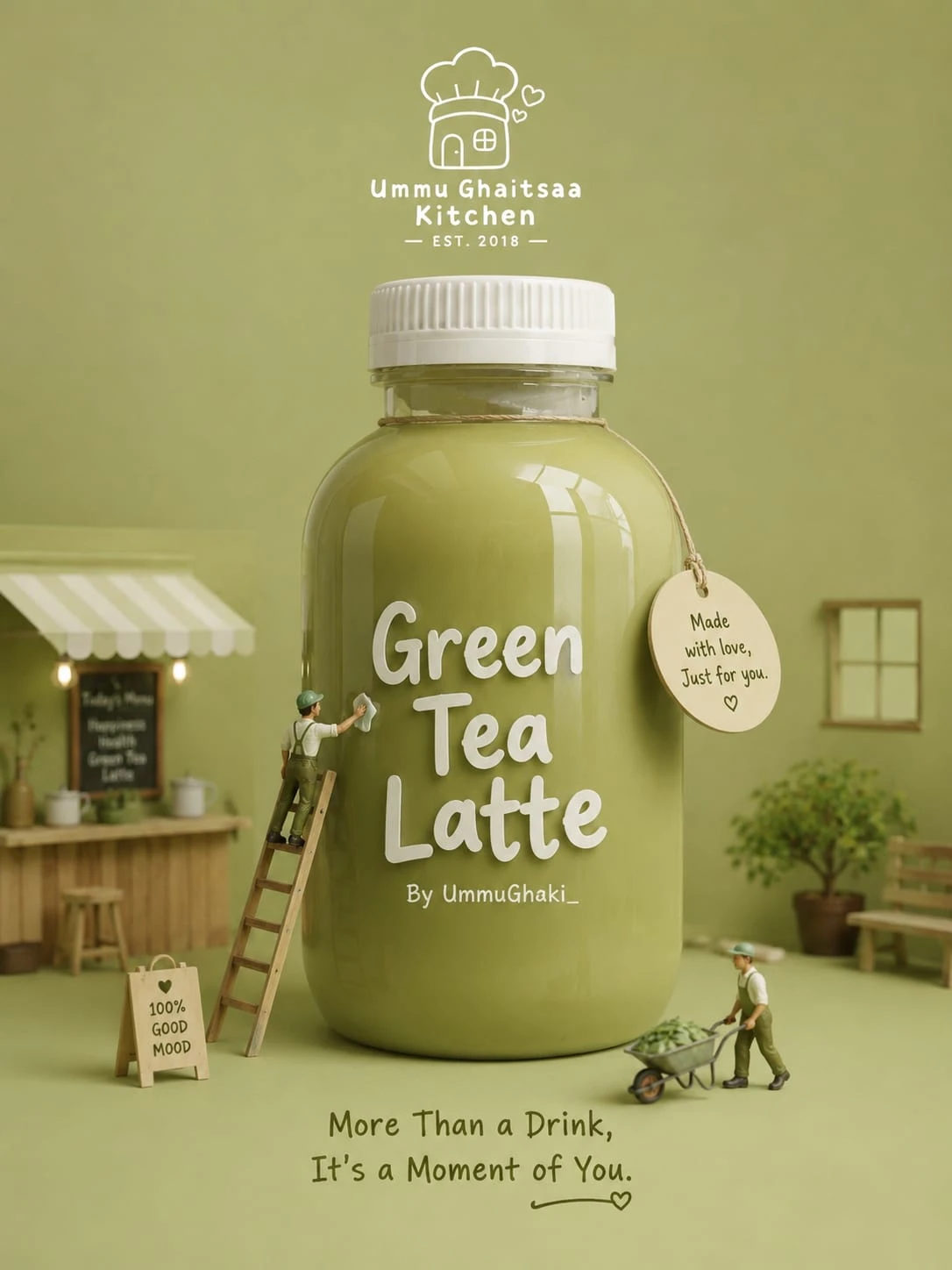 Matcha latte 250ml